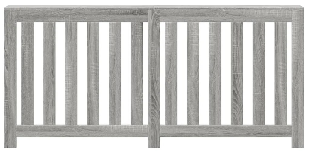 vidaXL Κάλυμμα Καλοριφέρ Γκρι Sonoma 175x20x82 εκ Επεξεργασμένο Ξύλο