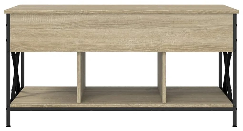 vidaXL Τραπεζάκι Σαλονιού Sonoma Δρυς 100x55x50 εκ. Επεξεργασμένο Ξύλο