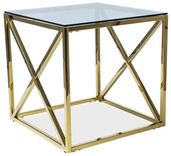 ELISE B BENCH SMOKE / GOLD 55X55 DIOMMI ELISEBZLC DIOMMI-80-1757