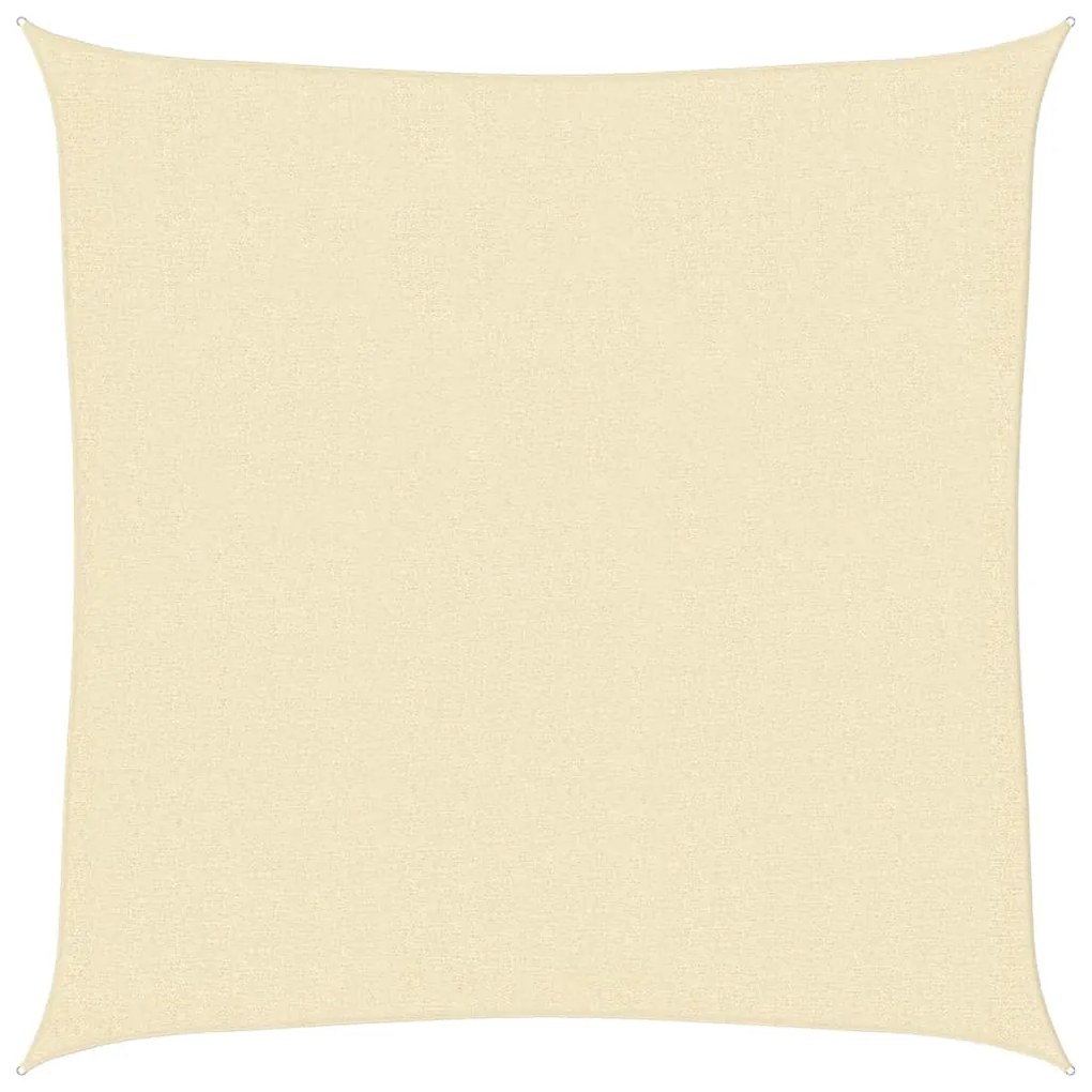 vidaXL Πανί Σκίασης Κρεμ 2,5 x 2,5 μ. από HDPE 160 γρ./μ²