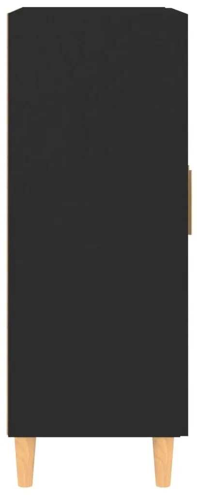 Ντουλάπι Μαύρο 69,5 x 34 x 90 εκ. από Επεξεργασμένο Ξύλο - Μαύρο