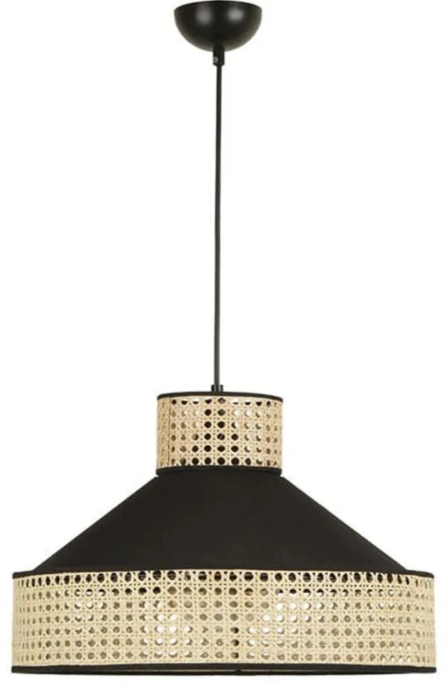 Φωτιστικό Οροφής Kevin 941RTN1102 Φ40x70cm 1xE27 40W Beige-Black Opviq