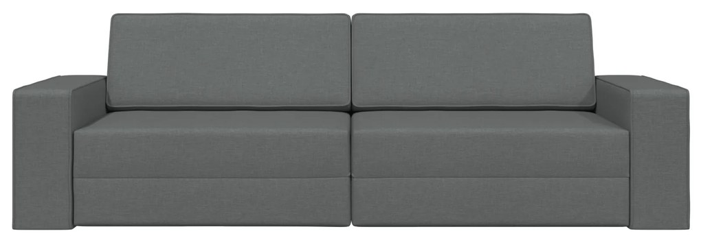 vidaXL Καναπές-Κρεβάτι 2 σε 1 Σκούρος Γκρι 245x150x60.5 cm Υφάσματα