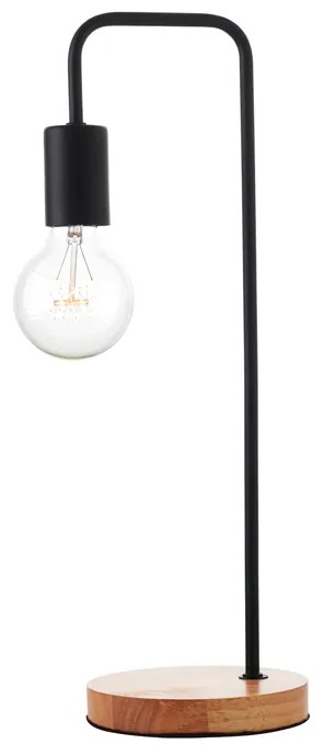 Φωτιστικό Επιτραπέζιο Aca KS1755BWD NAXOS Μαύρο Ματ (Black Mat)