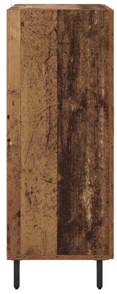 vidaXL Πλαϊνό γραφείο Παλιό Ξύλο 69,5 x 34 x 90 εκ. Επεξεργασμένο ξύλο