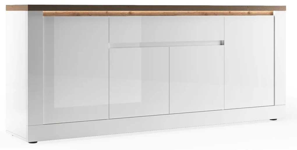 Έπιπλο Τηλεόρασης Ανθρακί Οξειδωμένο 121x43x57