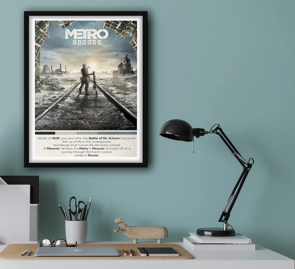 Πόστερ &amp; Κάδρο Metro Exodus GM196 30x40cm Εκτύπωση Πόστερ (χωρίς κάδρο)