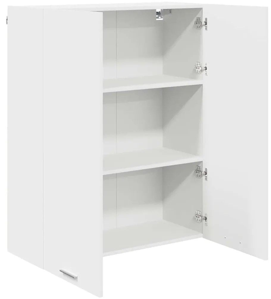 vidaXL Κρεμαστό ντουλάπι Λευκό 80 x 31 x 100 εκ. Επεξεργασμένο ξύλο