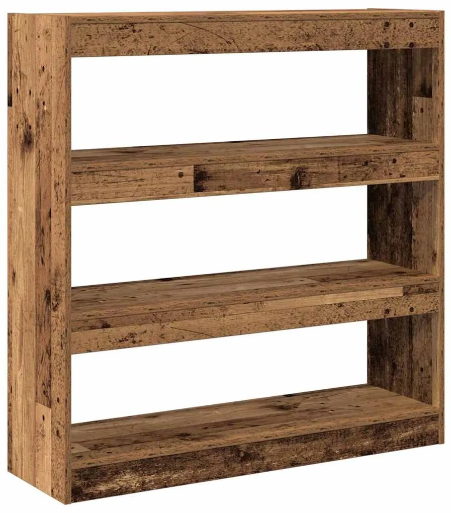 vidaXL Βιβλιοθήκη Παλαιό ξύλο 100 x 30 x 103 εκ. Επεξεργασμένο ξύλο