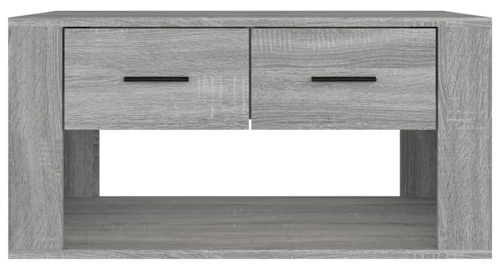 vidaXL Τραπεζάκι Σαλονιού Γκρι Sonoma 80x50x40 εκ.Επεξεργασμένο Ξύλο