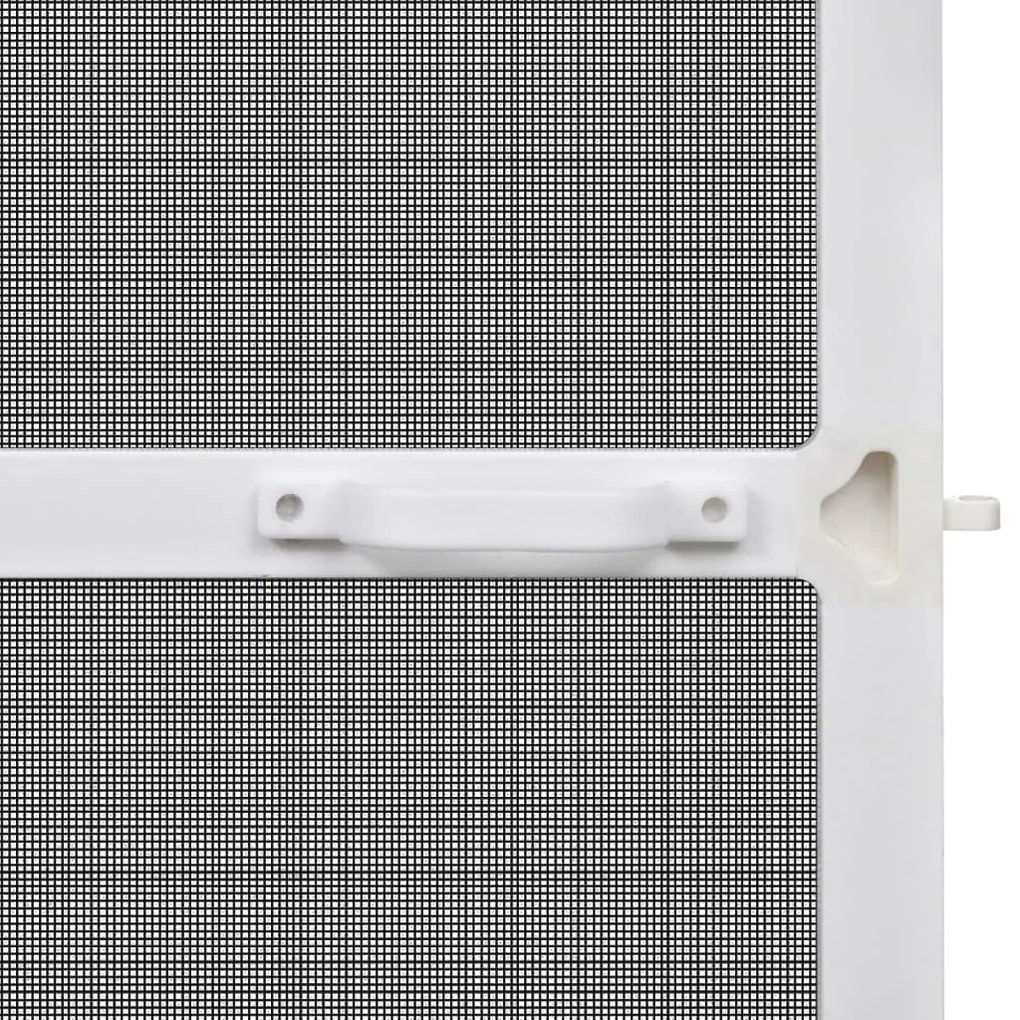 vidaXL Σήτα Πόρτας με Μεντεσέδες Λευκή 100 x 215 εκ.
