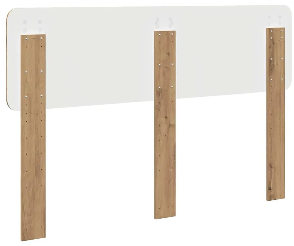 vidaXL Κεφαλάρι με κεφαλάρι Artisan Oak 160 cm Επεξεργασμένο ξύλο