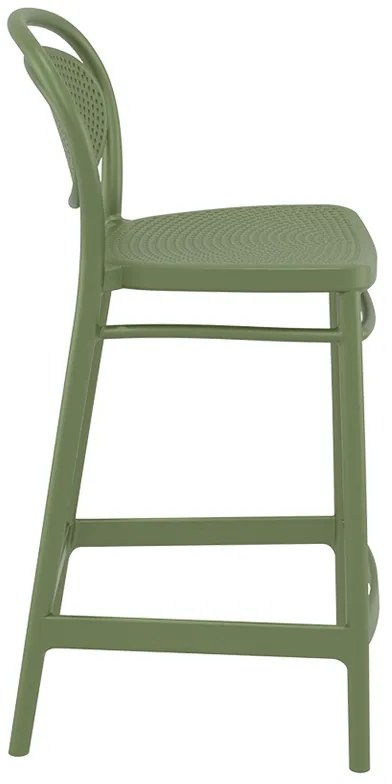ΣΚΑΜΠΟ ΜΑΡΣΕΛ 65εκ.OLIVE GREEN ΠΟΛ/ΝΙΟΥ 44Χ50Χ96εκ. 44Χ50Χ96εκ. (Σετ 4 ΤΕΜ)