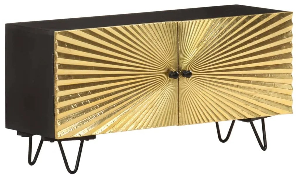 vidaXL Έπιπλο Τηλεόρασης 90 x 30 x 45 εκ. από Μασίφ Ξύλο Μάνγκο