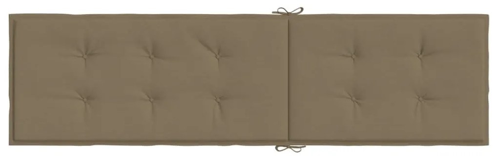 Μαξιλάρι Σεζλόνγκ Taupe (75+105)x50x3 εκ. Υφασμάτινη - Μπεζ-Γκρι