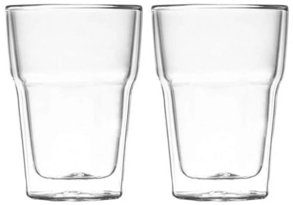 Ποτήρια Νερού Chantilly (Σετ 2Τμχ) 02220450 20,8x8,3x11cm 220ml Clear Gusta Glass