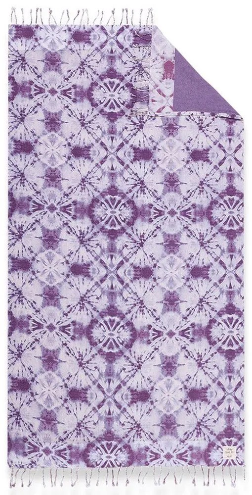 Πετσέτα Θαλάσσης - Παρεό Brilliant Purple Nef-Nef Θαλάσσης 90x170cm Cotton-Polyester