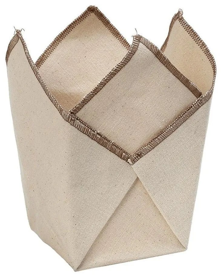 Καλάθι Ψωμιού - Φάκελος AMN107 11x11x21cm Beige Espiel Cotton