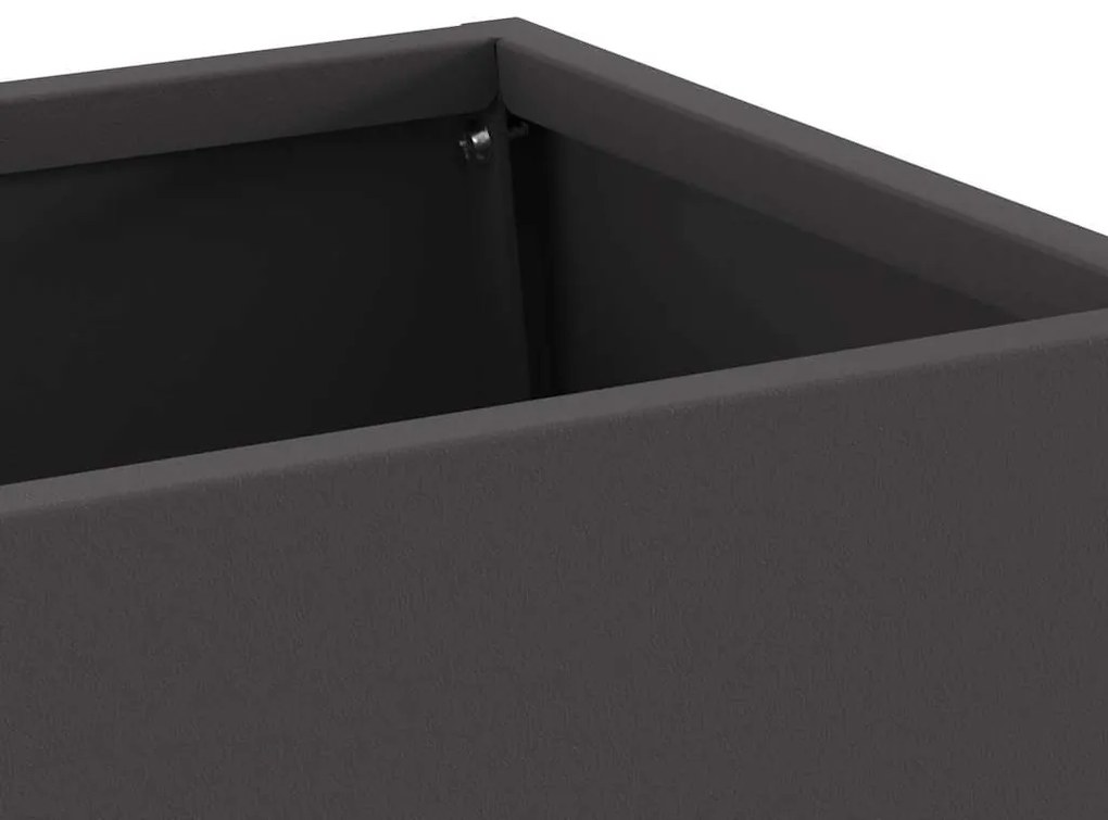 vidaXL Φουγάρο με Αποθήκη Ξύλων Μαύρο 60x35x100 εκ. Χάλυβας