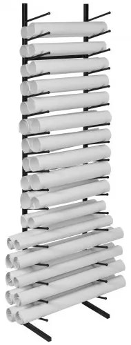 VEVOR Blueprint Storage Rack Vertical Hanging Poster Display Rack 16-Tier