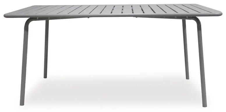 BRIO Slat Τραπέζι-Pro Κήπου - Βεράντας, Μέταλλο Βαφή Cool Grey 4C  160x90x73cm Ε546,1
