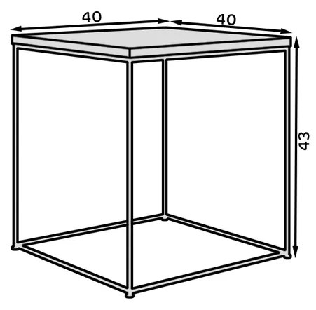 Βοηθητικό τραπεζάκι Dente mini-Mauro - Fusiko