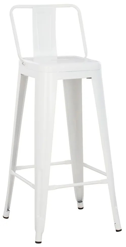 Σκαμπό Melita HM8643.21 43x43x100cm White Metal