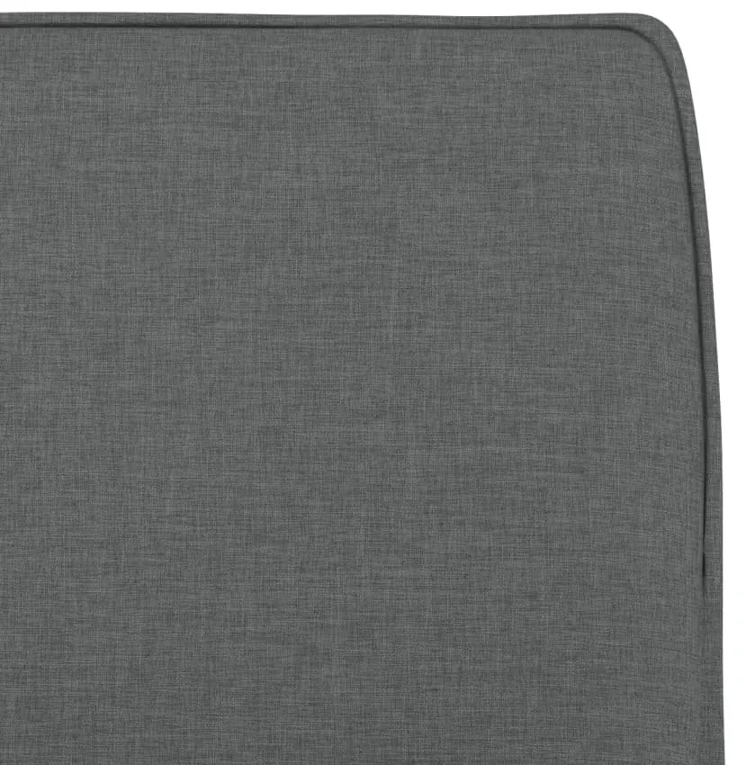 vidaXL Πολυθρόνα Σκούρο Γκρι 52 x 75 x 76 εκ. Υφασμάτινη