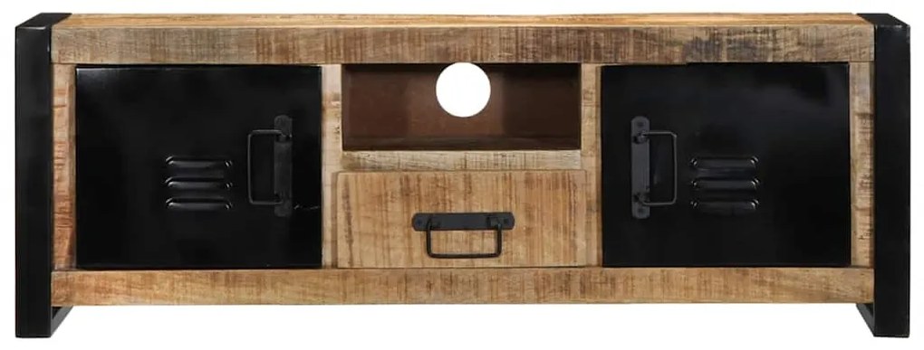 ντουλάπι τηλεόρασης vidaXL 100x30x35 cm Στερεό ακατέργαστο ξύλο Mango