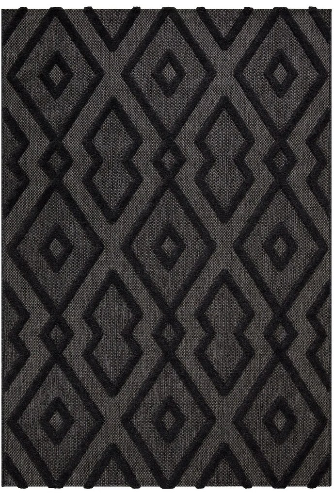 Χαλί 58594A - 932ELT2980 Black-Grey Conceptum Hypnose 160X230cm