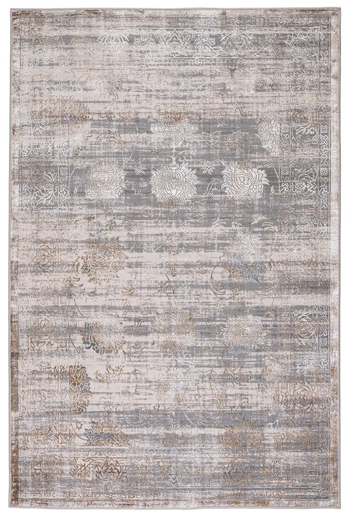 Χαλί (200x250) Βιοκαρπέτ Cresset 6024A Grey/Gold