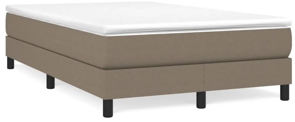 vidaXL Σκελετός Κρεβατιού Χωρίς Στρώμα Taupe 120x200 εκ. Υφασμάτινο