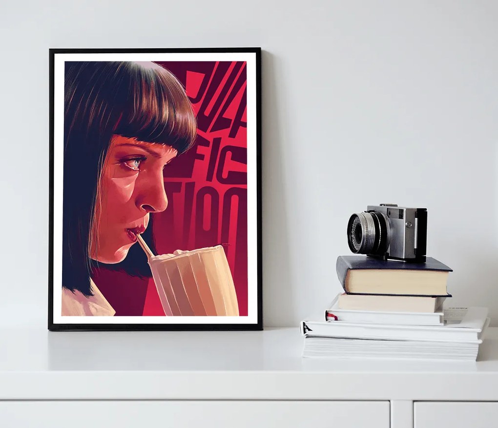 Πόστερ &amp;  Κάδρο Pulp Fiction - Mia Wallace MV007 30x40cm Εκτύπωση Πόστερ (χωρίς κάδρο)