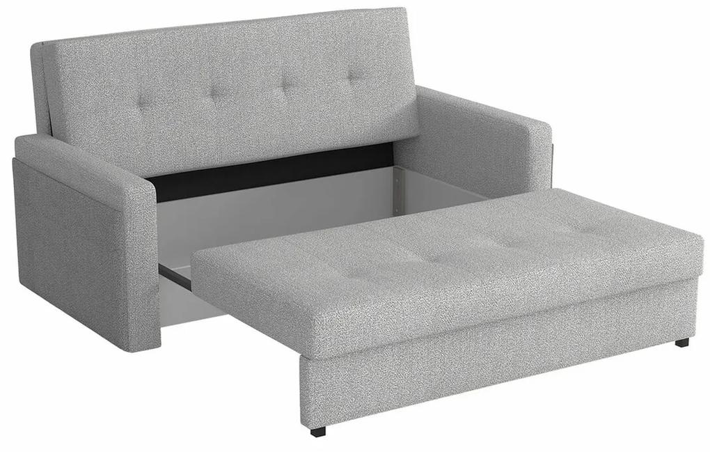 Καναπές κρεβάτι Columbus 175, Αριθμός θέσεων: 2, Αποθηκευτικός χώρος, 85x160x98cm, 70 kg, Πόδια: Μέταλλο | Epipla1.gr
