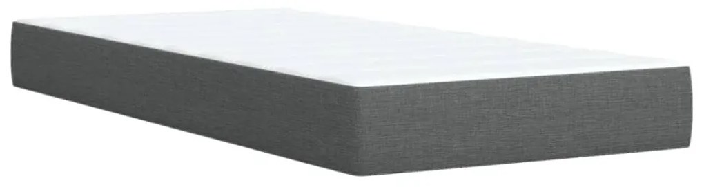 ΚΡΕΒΑΤΙ BOXSPRING ΜΕ ΣΤΡΩΜΑ ΣΚΟΥΡΟ ΓΚΡΙ 80X200 ΕΚ. ΥΦΑΣΜΑΤΙΝΟ 3289584