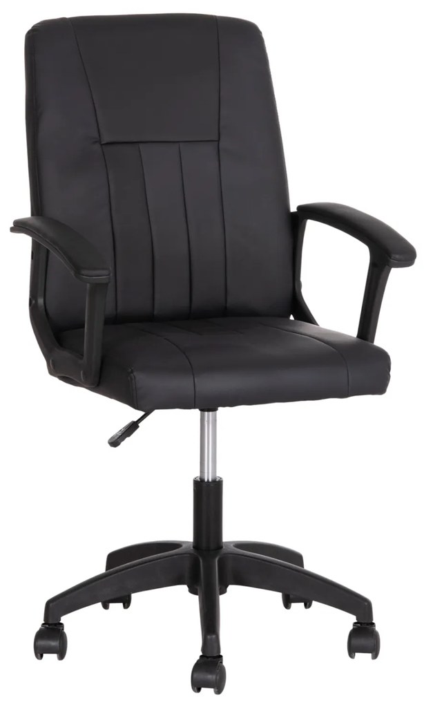 ΚΑΡΕΚΛΑ ΓΡΑΦΕΙΟΥ NIM HM1200.01 ΜΑΥΡΟ PVC-ΜΑΥΡΟΣ ΣΚΕΛΕΤΟΣ & ΒΑΣΗ NYLON 58x65x100Υεκ