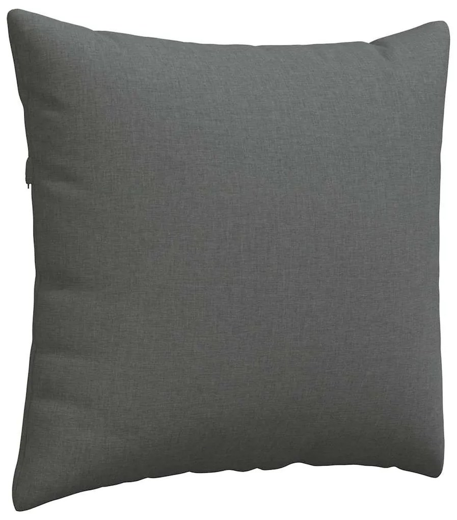 vidaXL Μαξιλάρι Καναπέ 2 pcs Σκούρο Γκρι 45 x 45 cm ύφασμα