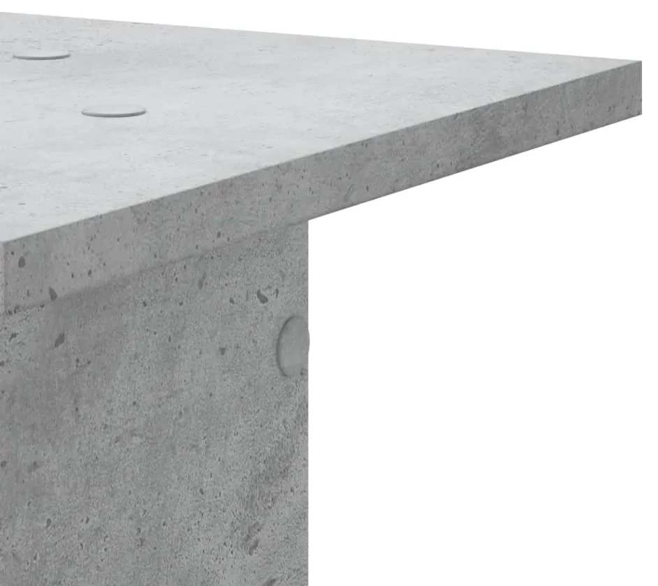 vidaXL Βάσεις Ηχείων 2 Τεμ. Γκρι Σκυρ. 30x30x95 εκ. Επεξ. Ξύλο