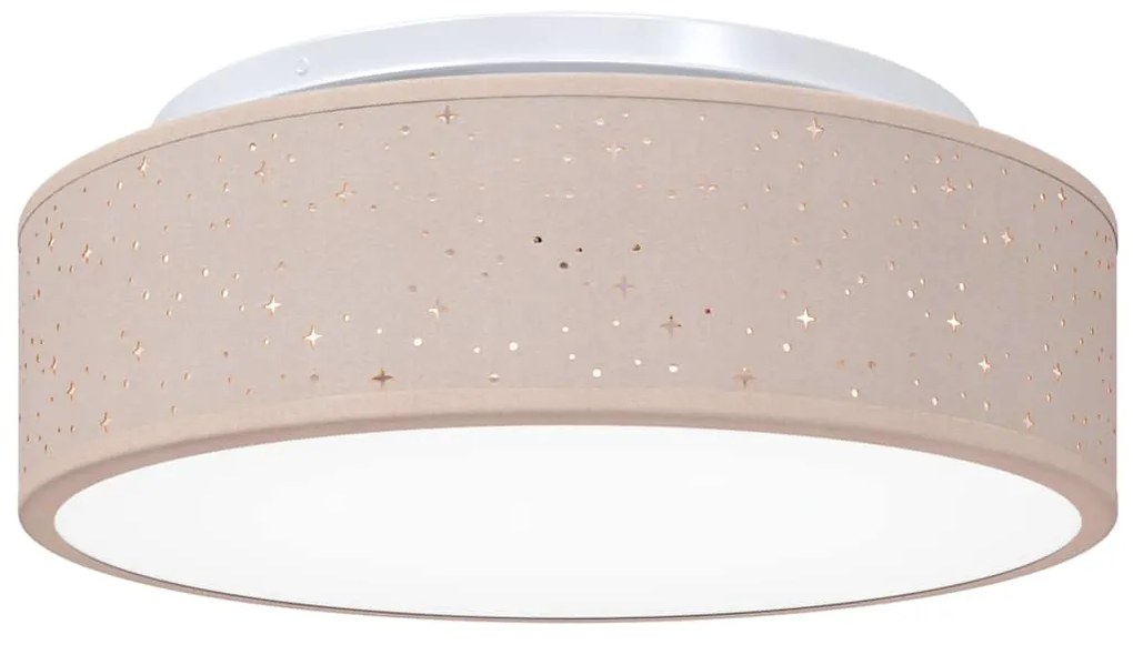 vidaXL Λάμπα Οροφής Taupe 38 x 13.5 εκ. ύφασμα