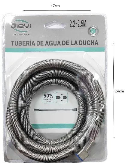 Jieyi Σπιράλ Ντούζ / Μπάνιου 2.2-2.5Μ - Spiral Shower / Bath
