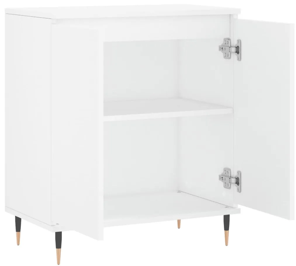 vidaXL Συρταριέρα Λευκή 60 x 35 x 70 εκ. από Επεξεργασμένο Ξύλο