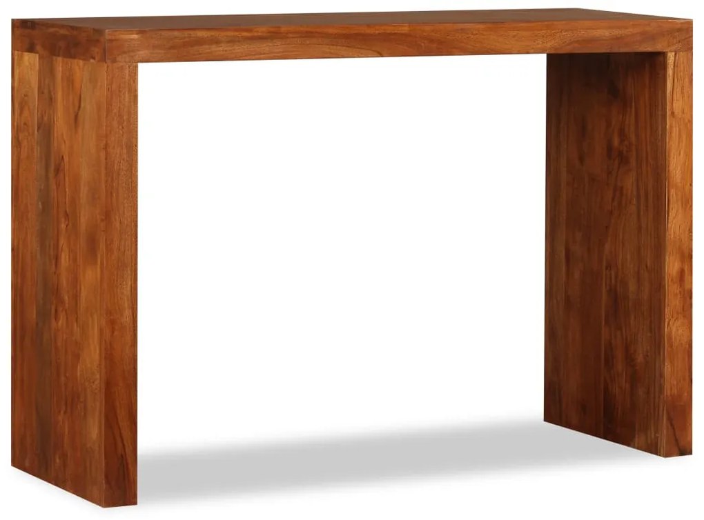 vidaXL Τραπέζι Κονσόλας 110x40x76 εκ. Μασίφ Ξύλο με Μελί Φινίρισμα