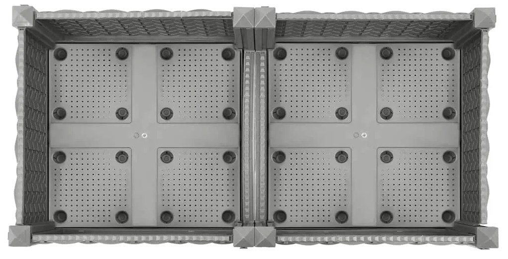 vidaXL Ζαρντινιέρα 80 x 40 x 71 εκ. από Πολυπροπυλένιο