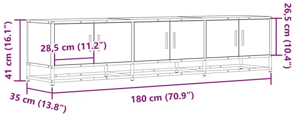 ΈΠΙΠΛΟ ΤΗΛΕΟΡΑΣΗΣ ΚΑΦΕ ΔΡΥΣ 180X35X41 ΕΚ. ΕΠΕΞΕΡΓΑΣΜΕΝΟ ΞΥΛΟ 3300789