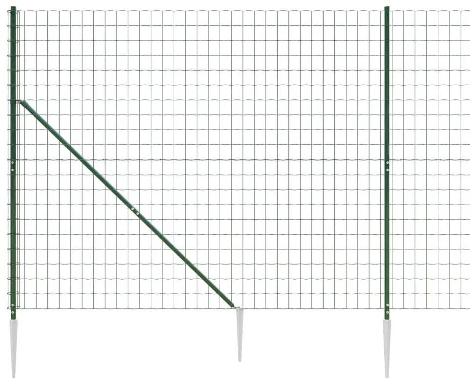 Συρματόπλεγμα Περίφραξης Πράσινο 1,4 x 10 μ. με Καρφωτές Βάσεις - Πράσινο