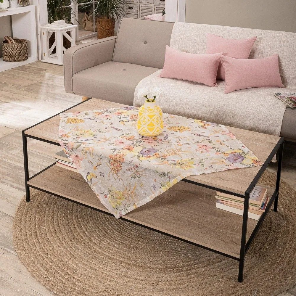 Καρέ Palmas Multi Teoran 90X90cm Πολυέστερ