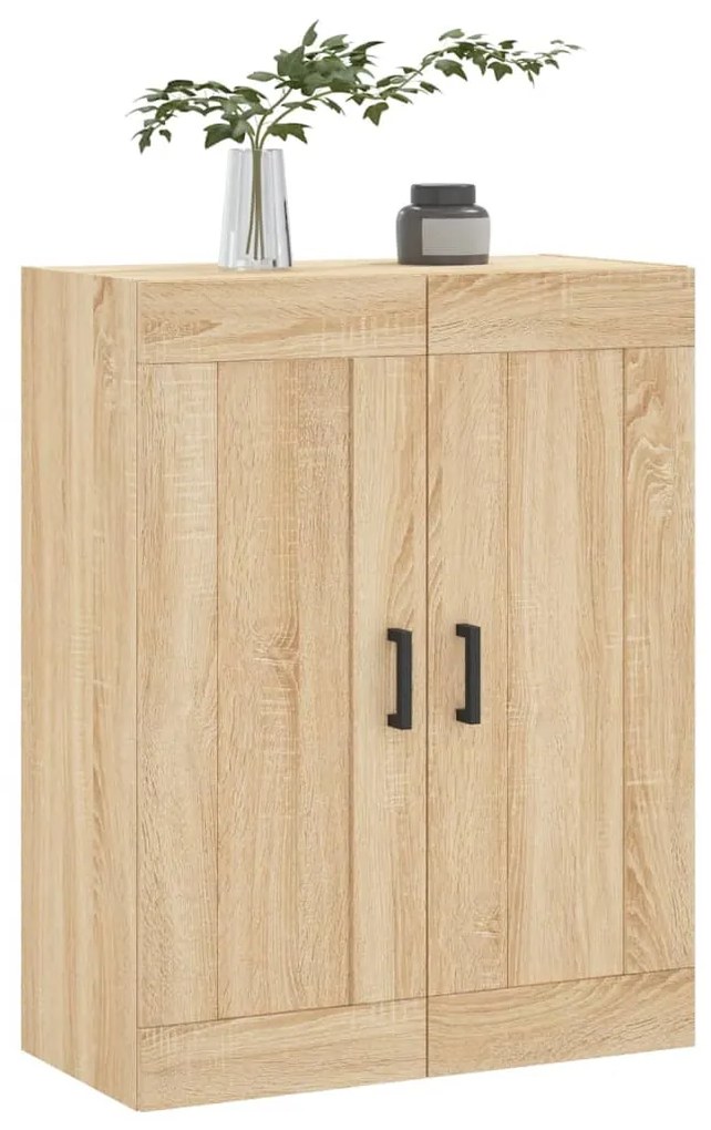 vidaXL Ντουλάπι Επιτοίχιο Sonoma Δρυς 69,5 x 34 x 90 εκ. Επεξεργ. Ξύλο