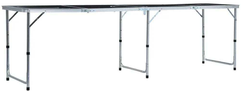 vidaXL Τραπέζι Beer Pong Πτυσσόμενο με Ποτήρια και Μπάλες 240 εκ.