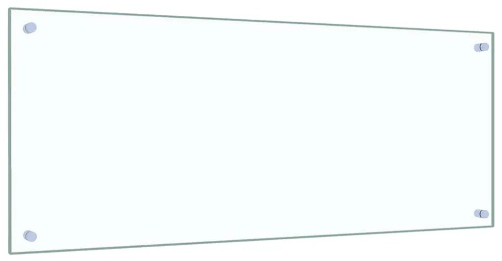 vidaXL Πλάτη Κουζίνας Διαφανής 100 x 40 εκ. από Ψημένο Γυαλί