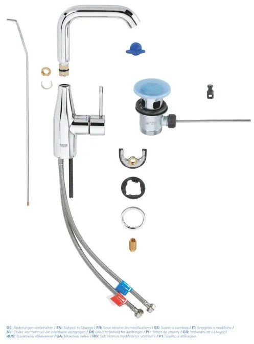 Μπαταρία νιπτήρα Grohe Essence New L-size-Ashmi Gualistero